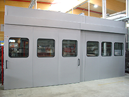 Noise Protection Cabins with sliding doors